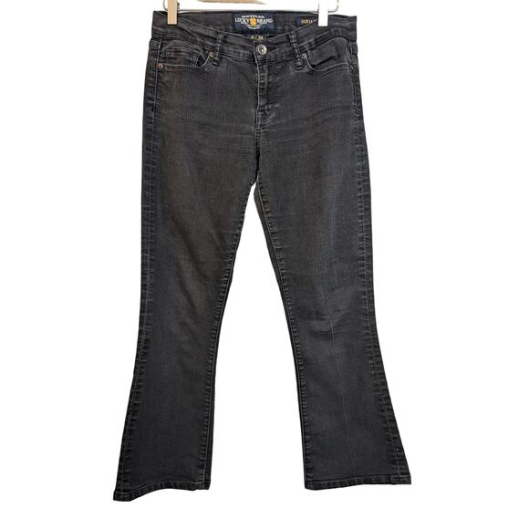 LUCKY BRAND Sofia Boot Cut Black Wash Jeans Women's Size 5/28 - Picture 1 of 6